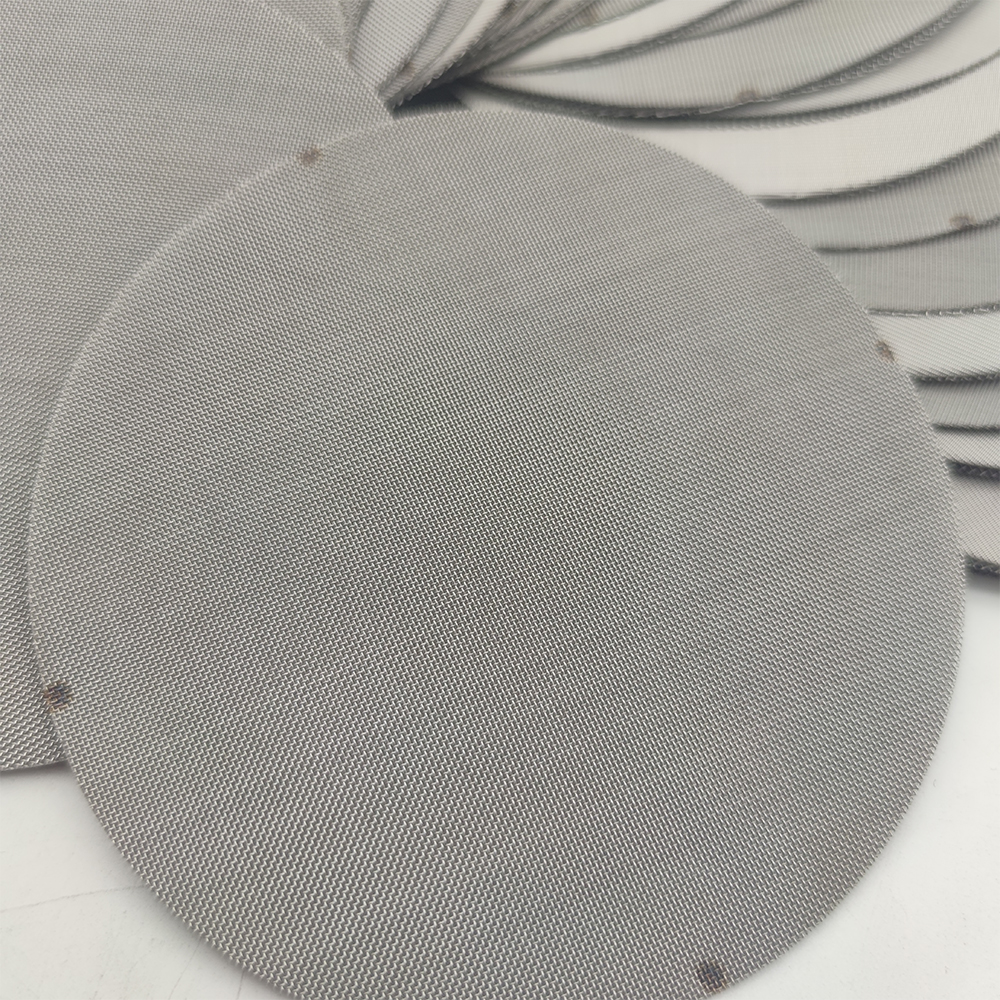 Top Quality Stainless Wire Mesh Plain Weave - 304 316 316L round shape stainless steel  filter disc – DXR