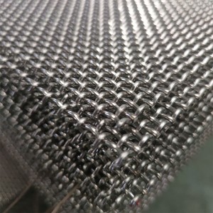 Architectural Square Stainless Steel Crimped Mining Wire Mesh / Vibrating Screen Mesh