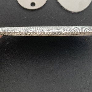 Кесиптик Monel агломерацияланган металл зым тор агломерацияланган фильтр диск