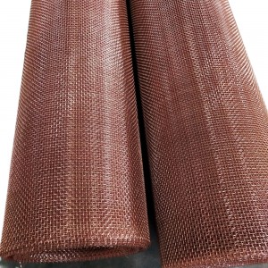 Ultra Fine Copper Wire Cloth 200 250 300 Mesh 99.99% Pure Copper Wire Mesh