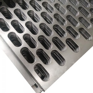 Ho Tebelela Lebota la Stainless Steel Perforated Metal Wall Cladding Panel