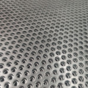 Перфараваны метал з вугляродзістай сталі з круглай формай адтуліны ў прамысловасці