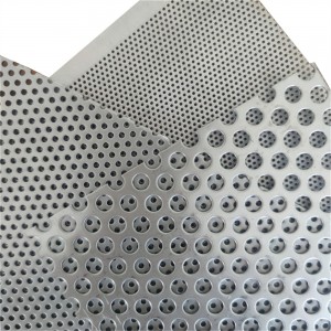 Stainless steel protective perforated plate