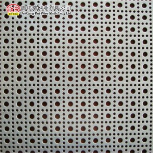 Stainless steel protective perforated plate