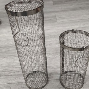 High Quality Barbecue Stainless Steel Wire Mesh Cylinder