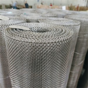 Cutable customized square hole stainless steel wire mesh