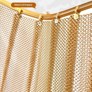 Decorative Chain Link Ring Metal Mesh