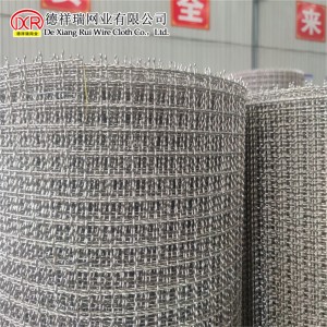 Factory Price Fine Metal Mesh - stainless steel crimped wire mesh for Coal mine screen – DXR