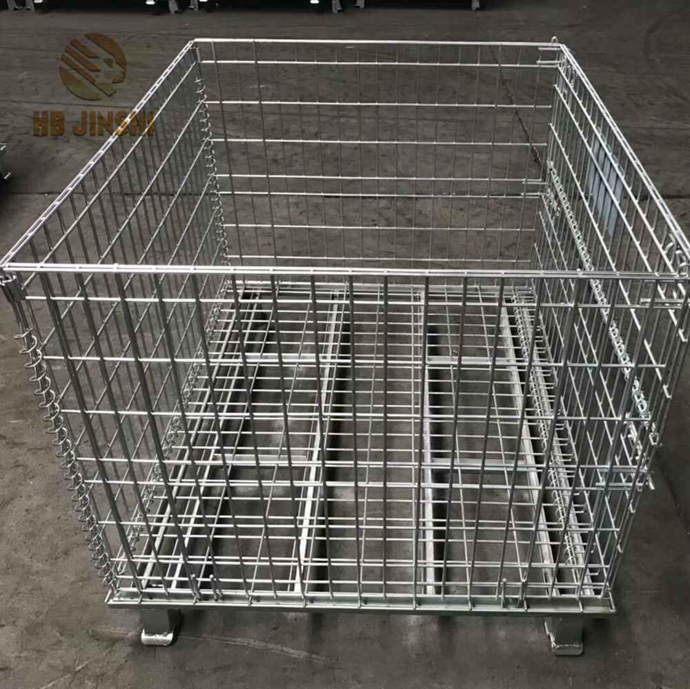 Wire mesh container for material transporting & storage