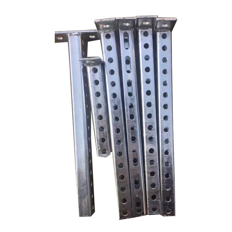 Perforated Size customization steel power coated  sign post for address sign