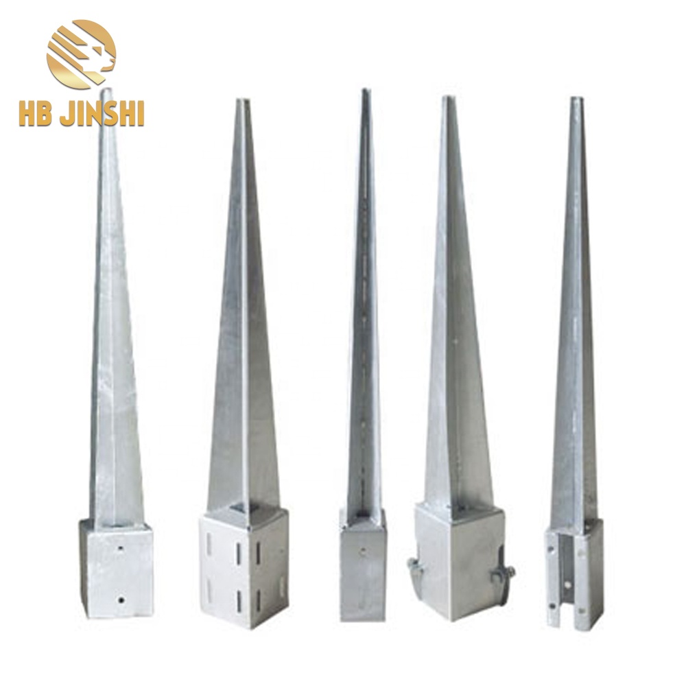 OEM Supply Temporary Fence Posts - Hot Dip Galvanized Metal Ground Anchor Factory – JINSHI