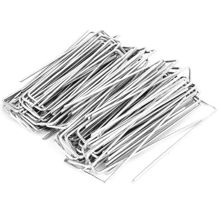 Well-designed Ground Anchor And Chain - Galvanized U shaped Flat top Sod Staples Turf Nails Turf pins – JINSHI