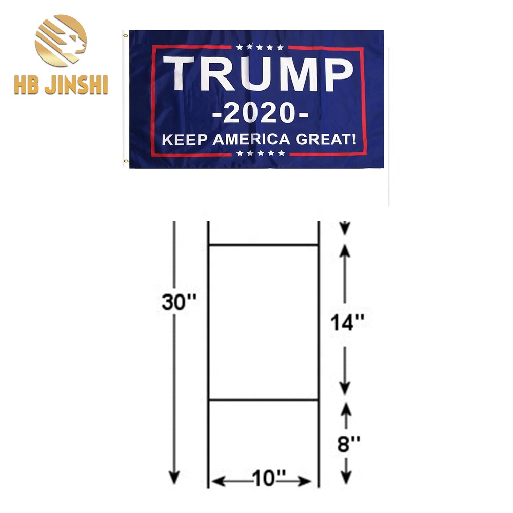 Lowest Price for Ground Anchor Spikes - H Stake Wire Frames for Support Donald Trump Flag 2020 – JINSHI