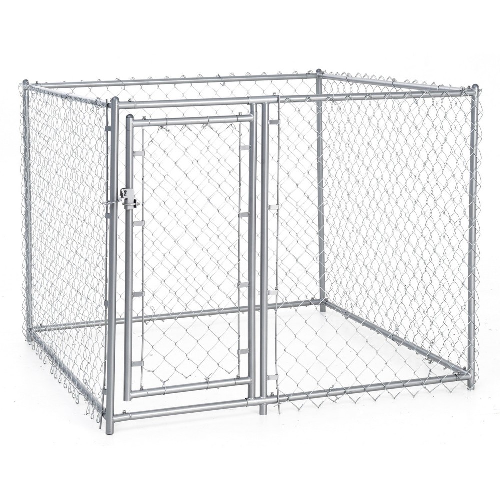 Hot Dipped Galvanized Outdoor Metal Chain Link Dog Kennels Dog Runs Cage