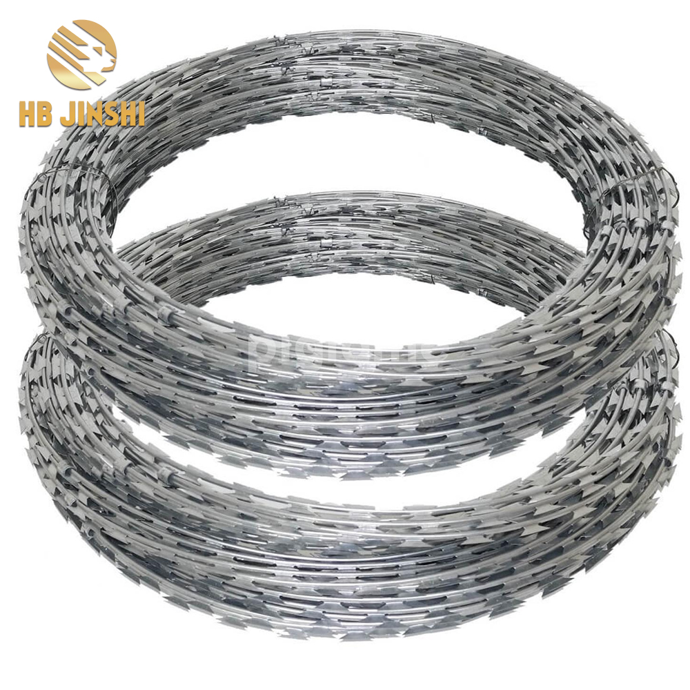 11kg BTO razor wire roll hot dipped galvanized concertina wire