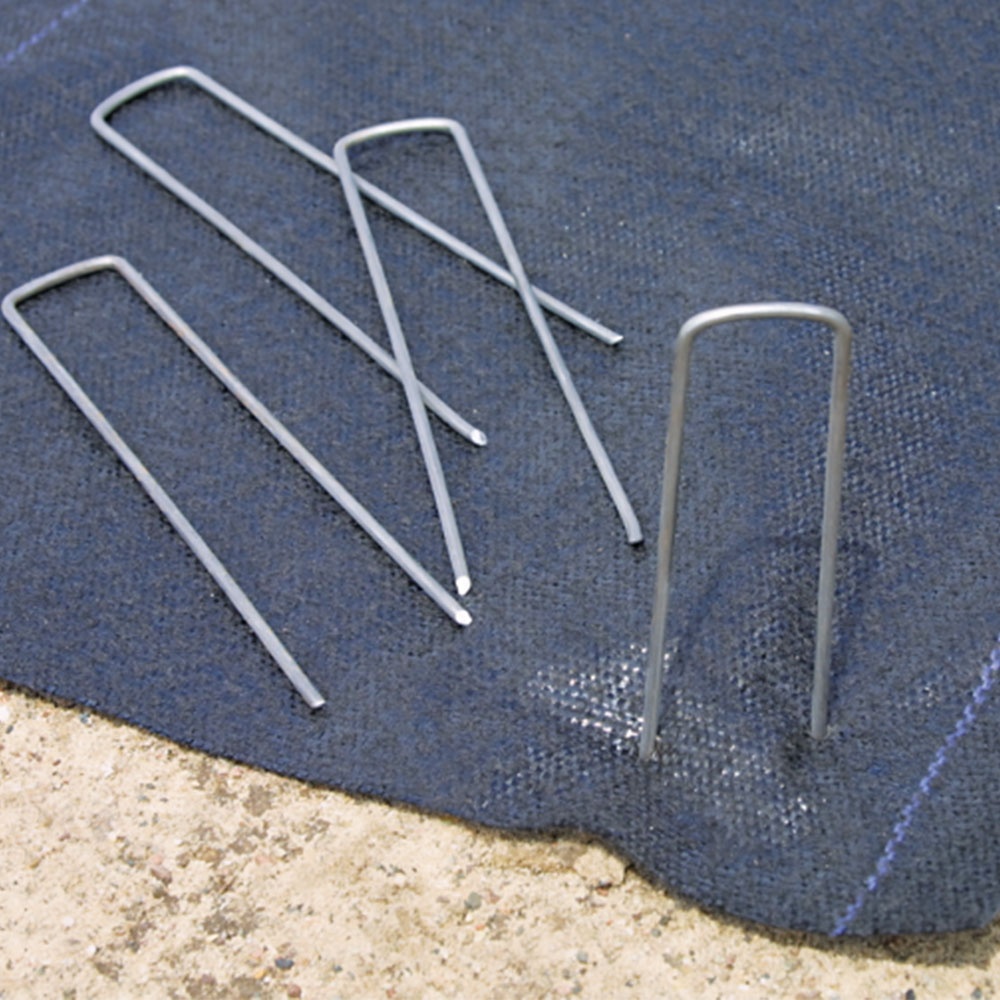 Landscape Fabric Garden Weed Barrier pins 6 inch Staples Anchor Pins