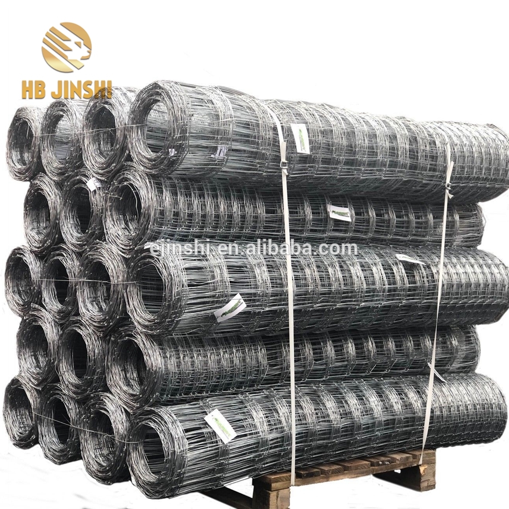 Hot dipped galvanized Fixed Knot Woven Wire Farm Fencing/Field Fence