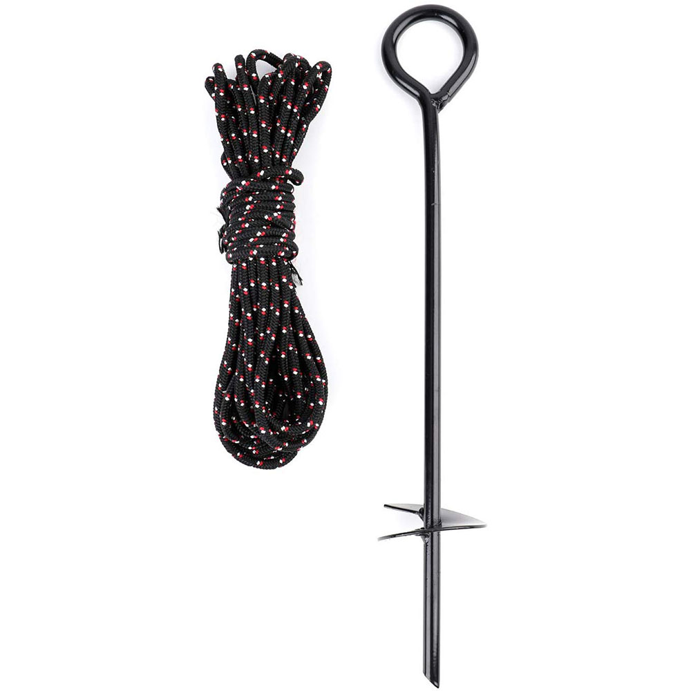 Black coating Helix screw anchor auger earth anchor