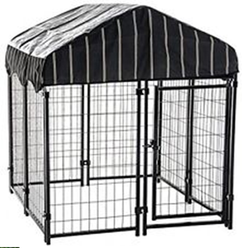 2020 China New Design Outdoor Dog Cage - 4ft X 4ft X 6ft China galvanized cheap pet Dog Cages for dogs – JINSHI