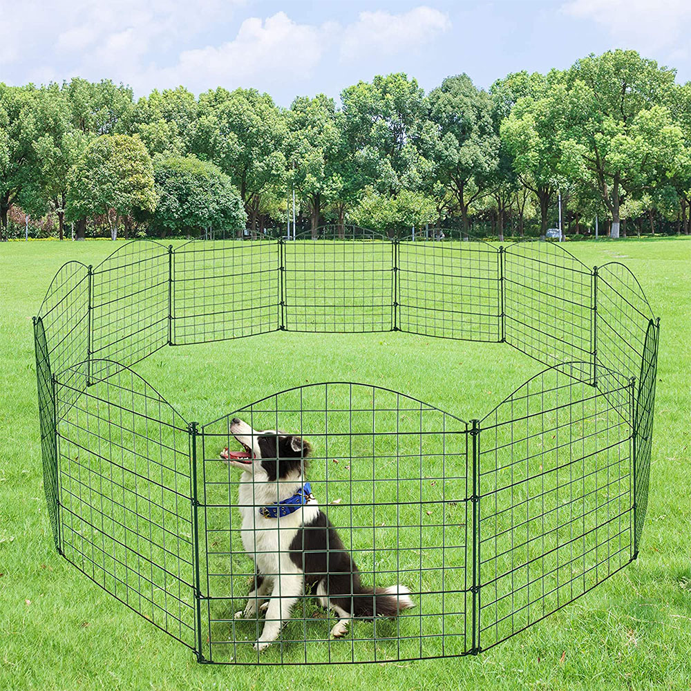 Pond Fence Set With 5 Fence Panel Garden fence for Fencing Pets