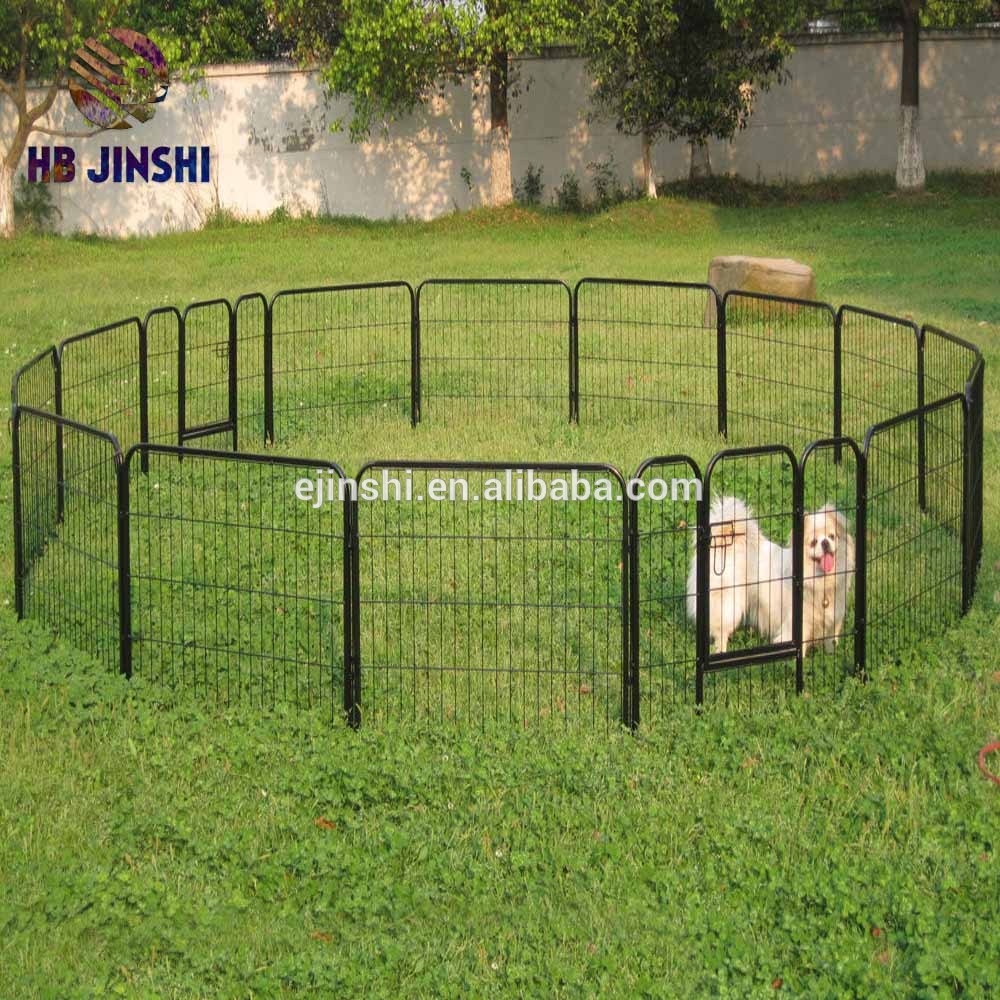 16pcs Pet Dog Cat Barrier Fence Exercise Metal PlayPen