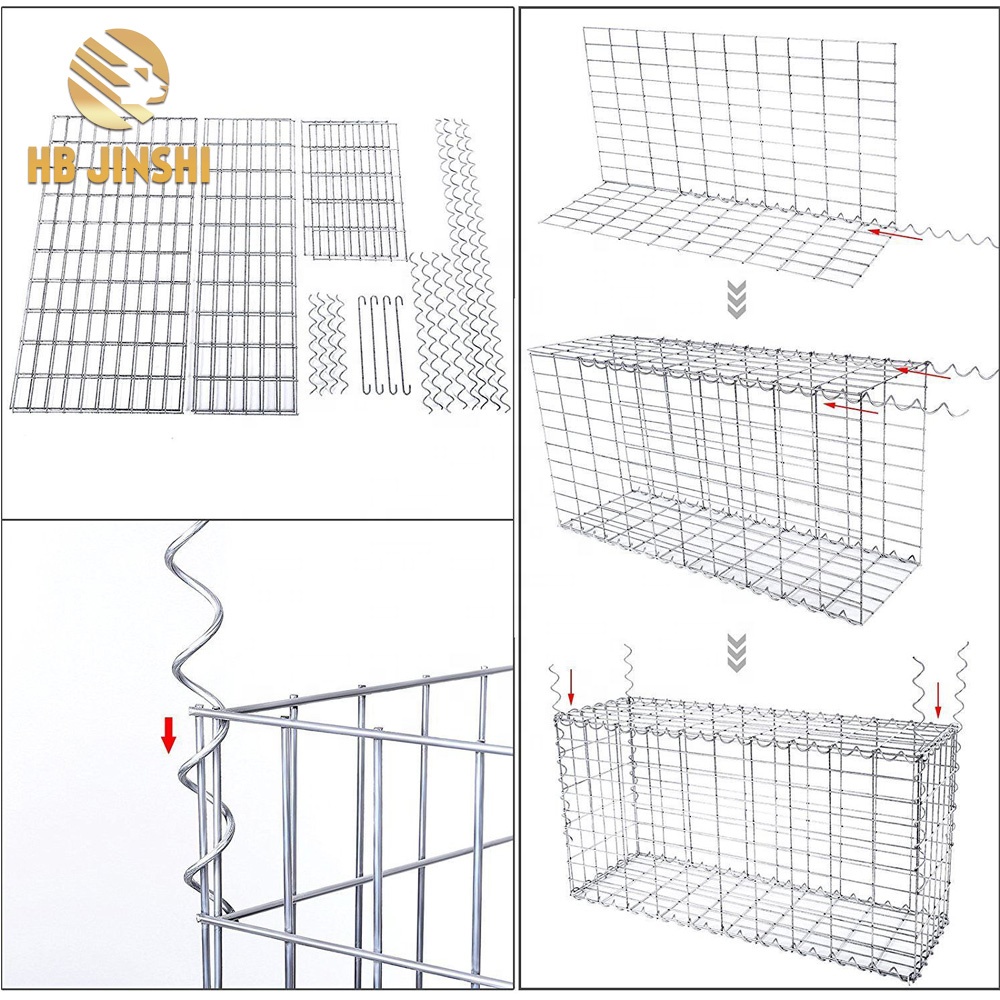 Factory wholesale Box Gabion - France popular welded rock gabion cage for safety barriers – JINSHI