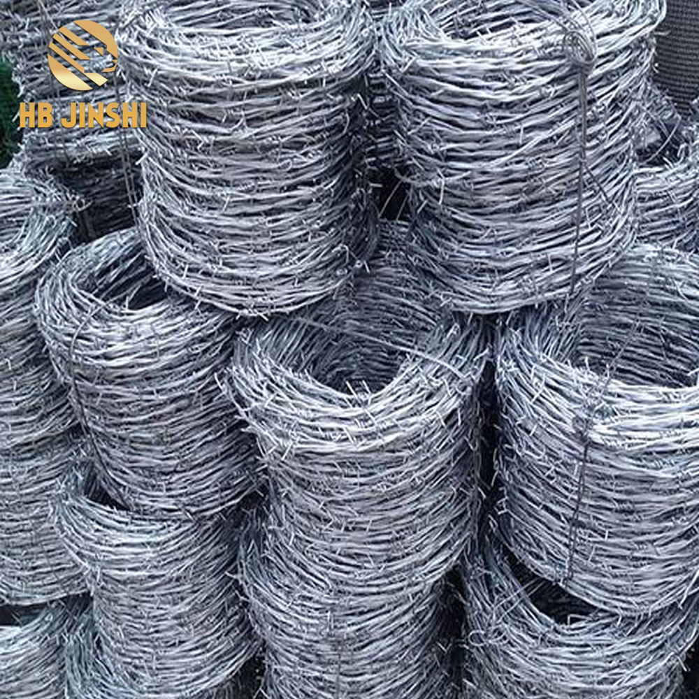 #22 BWG Galvanized wire double wire barbed wire