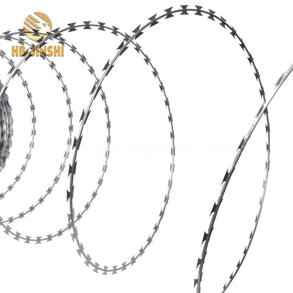 Anti-Rust Heavy Zinc Coated Steel Razor Barbed Wire