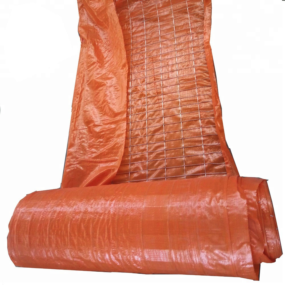 factory customized Steel Fence - Construction Woven Geotextile Sediment Control Orange Wire Backed Silt Fence – JINSHI
