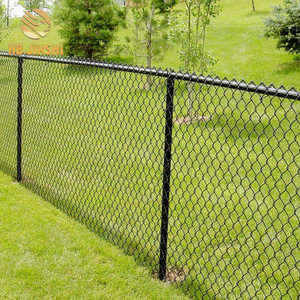 Reliable Supplier Black Grid Panel - 6ft High Chain Link Fence Fabric Football Wire Mesh Fencing – JINSHI