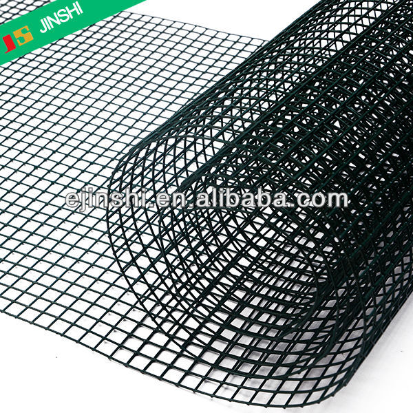 1/2" Green PVC Coated Poultry Cage Welded Mesh Wire Roll