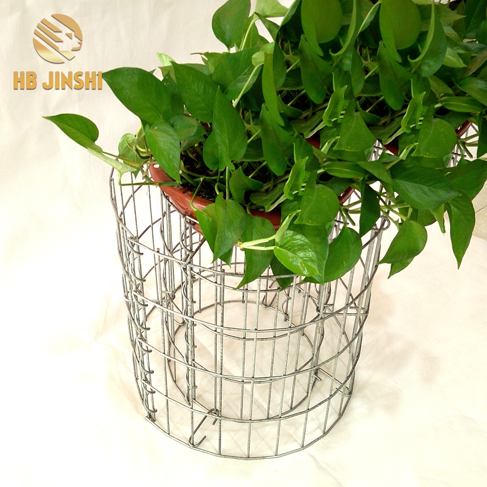 HB JINSHI Customizable Factory cheaper price 1x1x1m Hot dipped galvanized Welded stone gabion basket garden pot