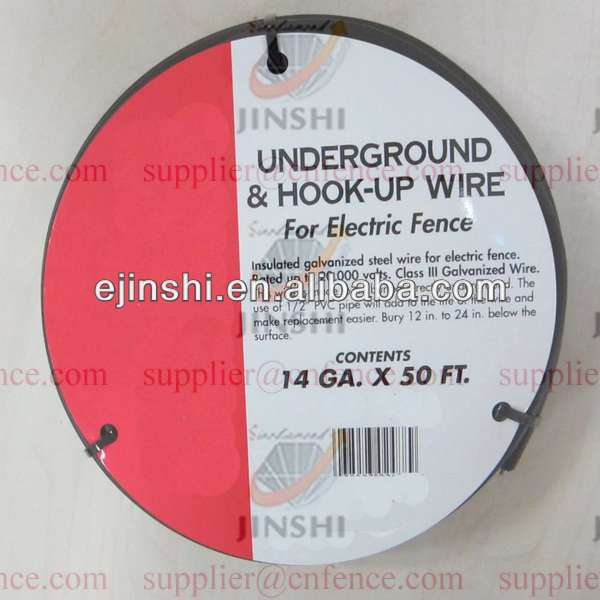 50ft.Pasture Insulator Underground Hook-Up Wire For Electric Fence