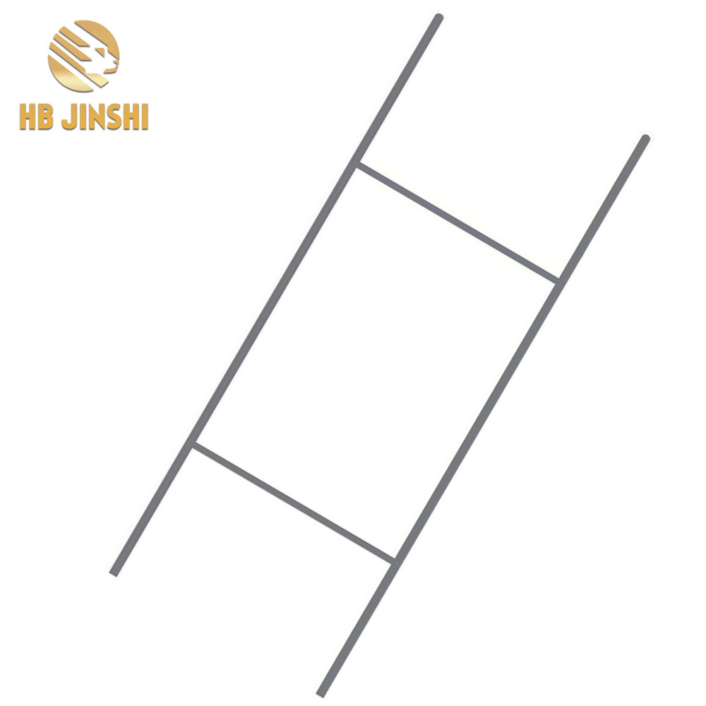 China OEM U Shaped Staples - 30" x 10" standard metal h-frame wire stake/ yard sign stake/ wire h stake – JINSHI