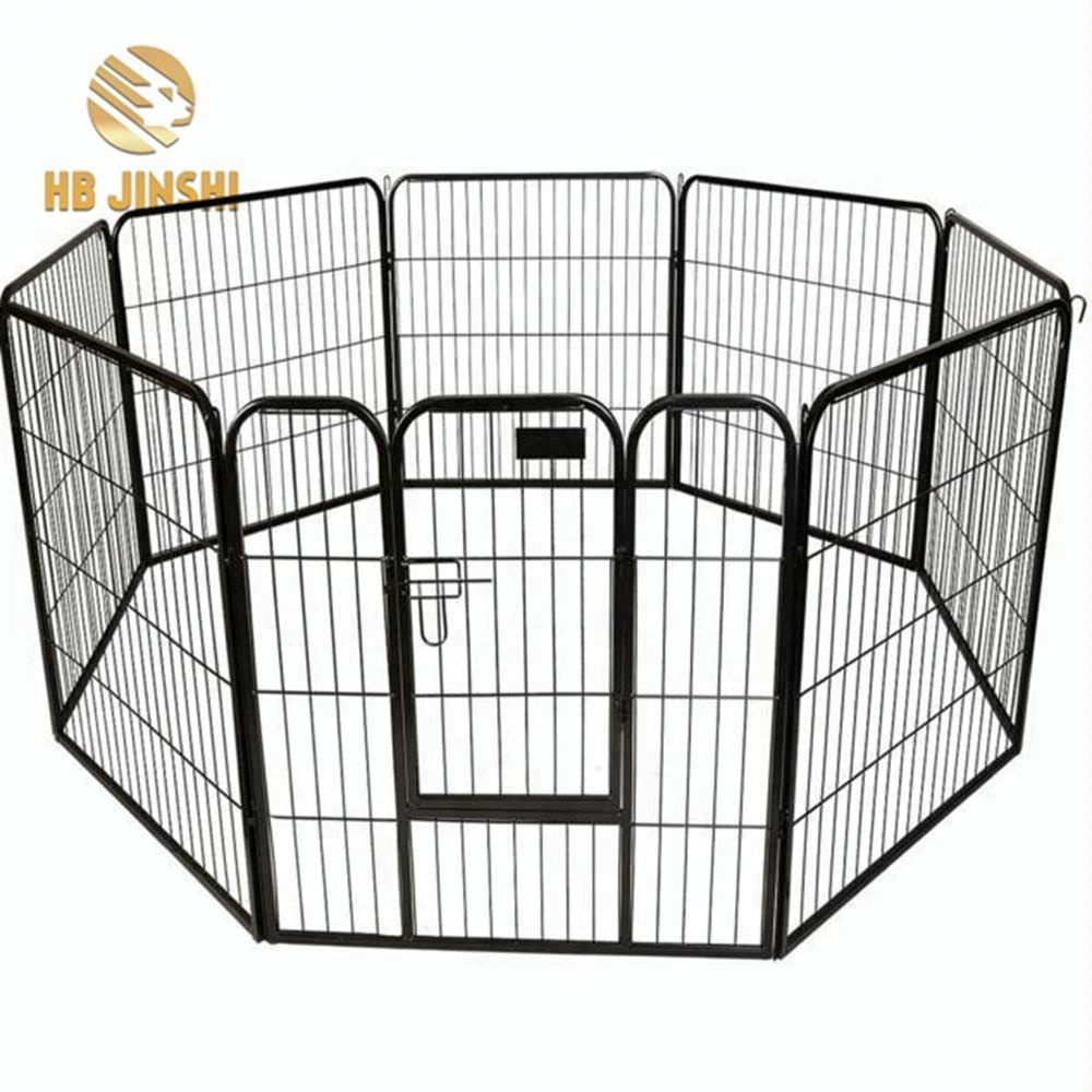 Wholesale Price Dog Cage With Roof - 8 panel Pet Play Indoor Pen Puppy Dog Cage – JINSHI