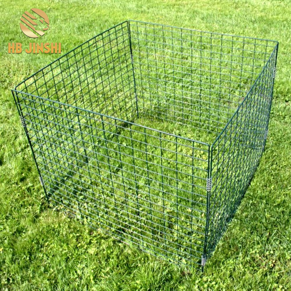 Factory Supplier 2018 Hot Sale 90 x 90 x 70 cm Powder Coated Wire Leaf Compost Bin For Garden Featured Image