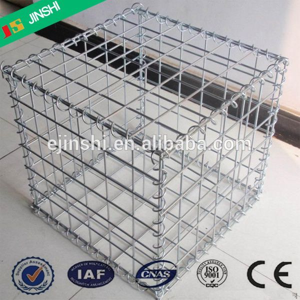 Fast delivery Gabion Mesh - 50 x 50mm mesh Hot dipped Galvanized wire mesh panel welded stone gabion box – JINSHI