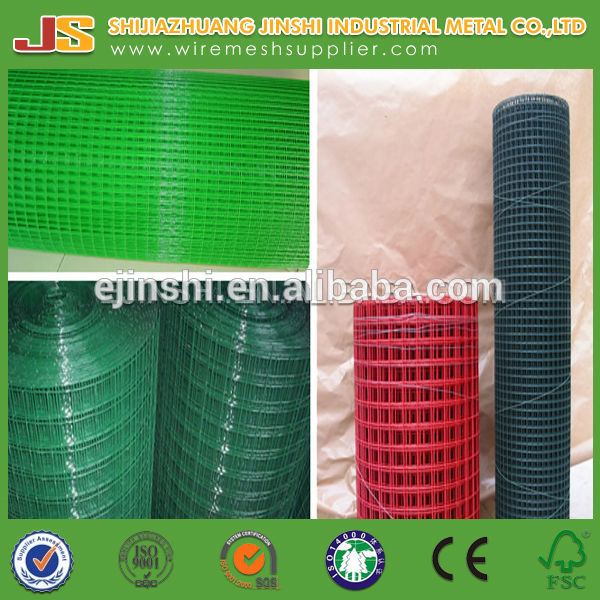 1/4" 1/2" 3/4" 1" PVC coated welded wire mesh in rolls