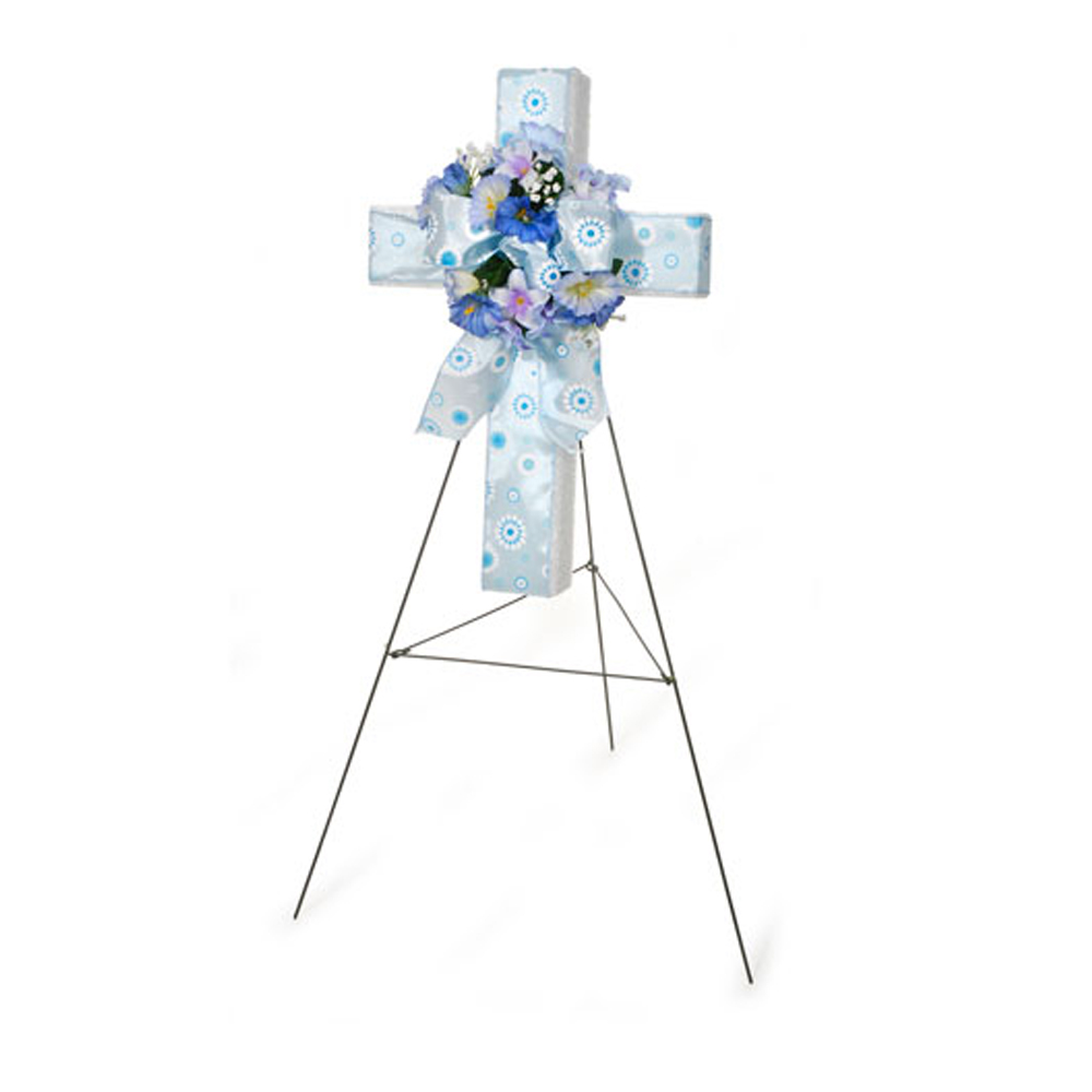 Wire wreath easel stand Cemetery easel Funeral wreath easel