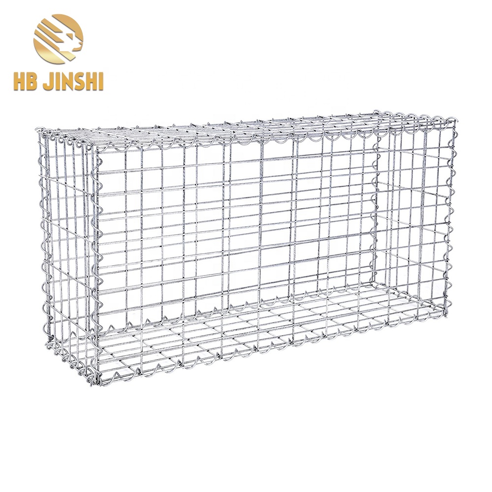 High Quality for Gabion Wire Mesh - 4mm Wire 5x10cm Mesh 100 x 50 x 30 cm Norway Outdoor Galfan  Gabion Stone Cages – JINSHI
