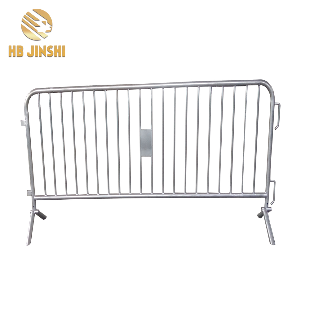 Big Discount Cattle Livestock Panels - Made in China factory HB JINSHI hot dipped galvanized iron tube removable Temp panel fencing road barrier – JINSHI