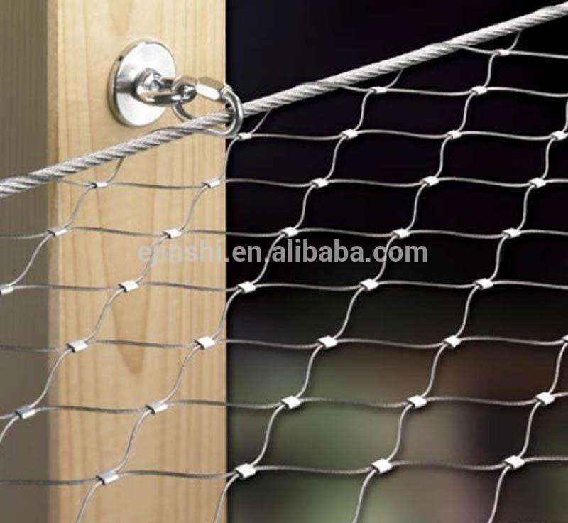Light Weight High Strength stainless steel wire rope mesh net