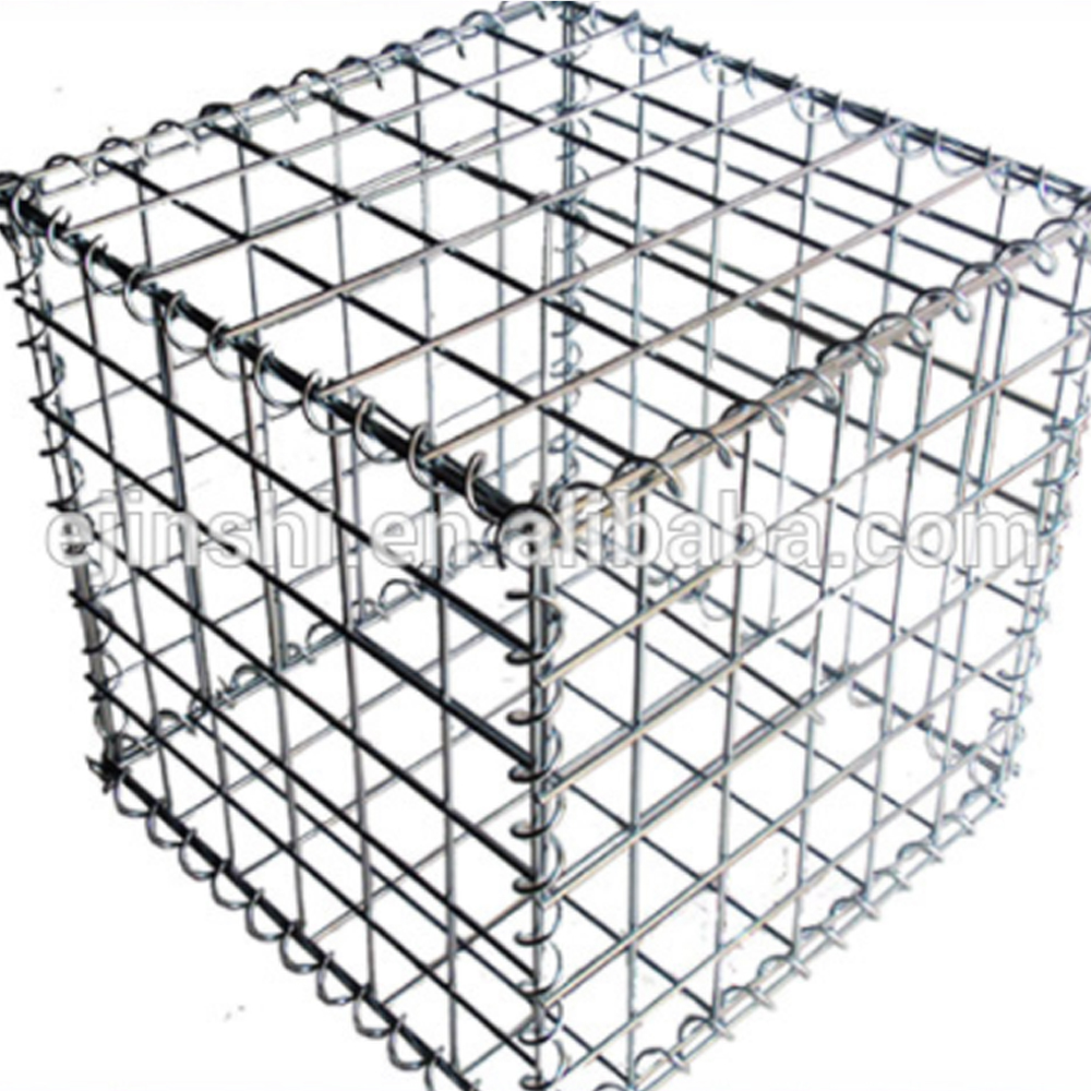 4.5mm wired thickness 50x100mm hot dipped galvanised welded wire mesh gabion box