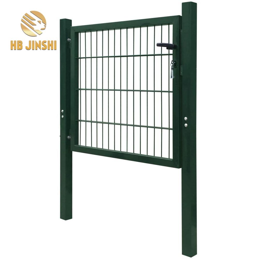 High Performance Iron Garden Fences And Gates - Durable Metal Fence Door Garden Mesh Gate – JINSHI