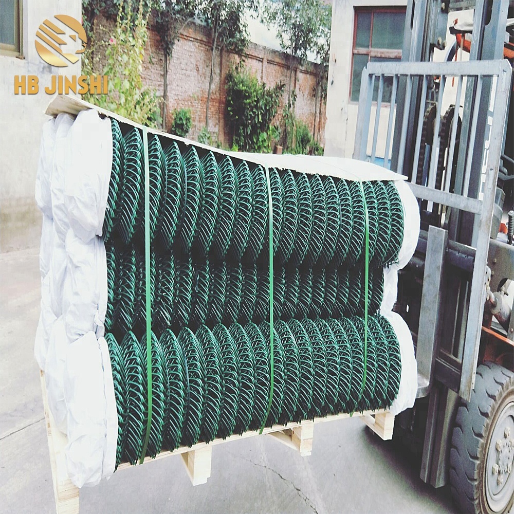 Safety Net factory – AA5052 material Aluminium core wire mesh with green pvc coatig Diamond mesh