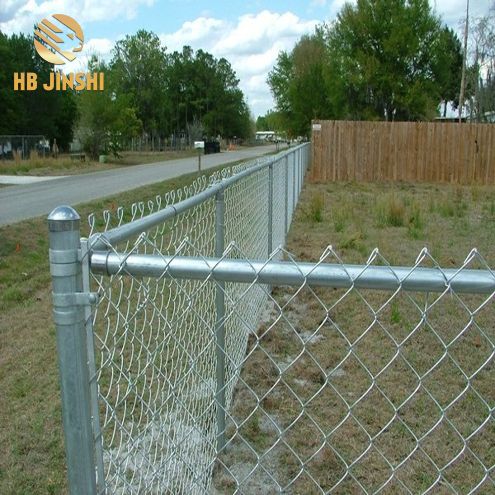 Reliable Supplier Black Grid Panel - Chain link fence with tension rod and tension band made in China – JINSHI