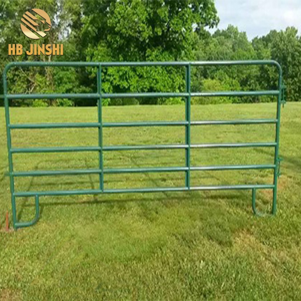 High quality Galvanized calf hutch cattle horse coral panel with round pipe