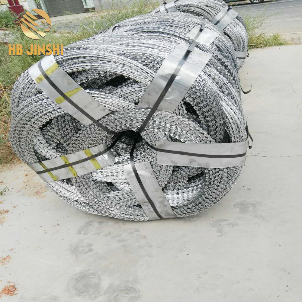 Razor wire mesh fence barbed wire for sale