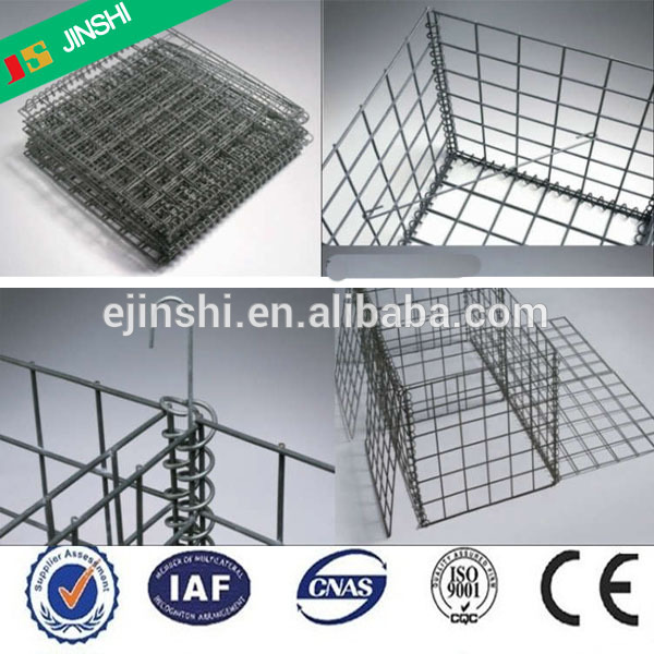 Cheap price Gabion Wall Construction - 2 x 1 x 0.5 welded Stone gabion baskets limestone walls for Temporary Bridge Abutments – JINSHI