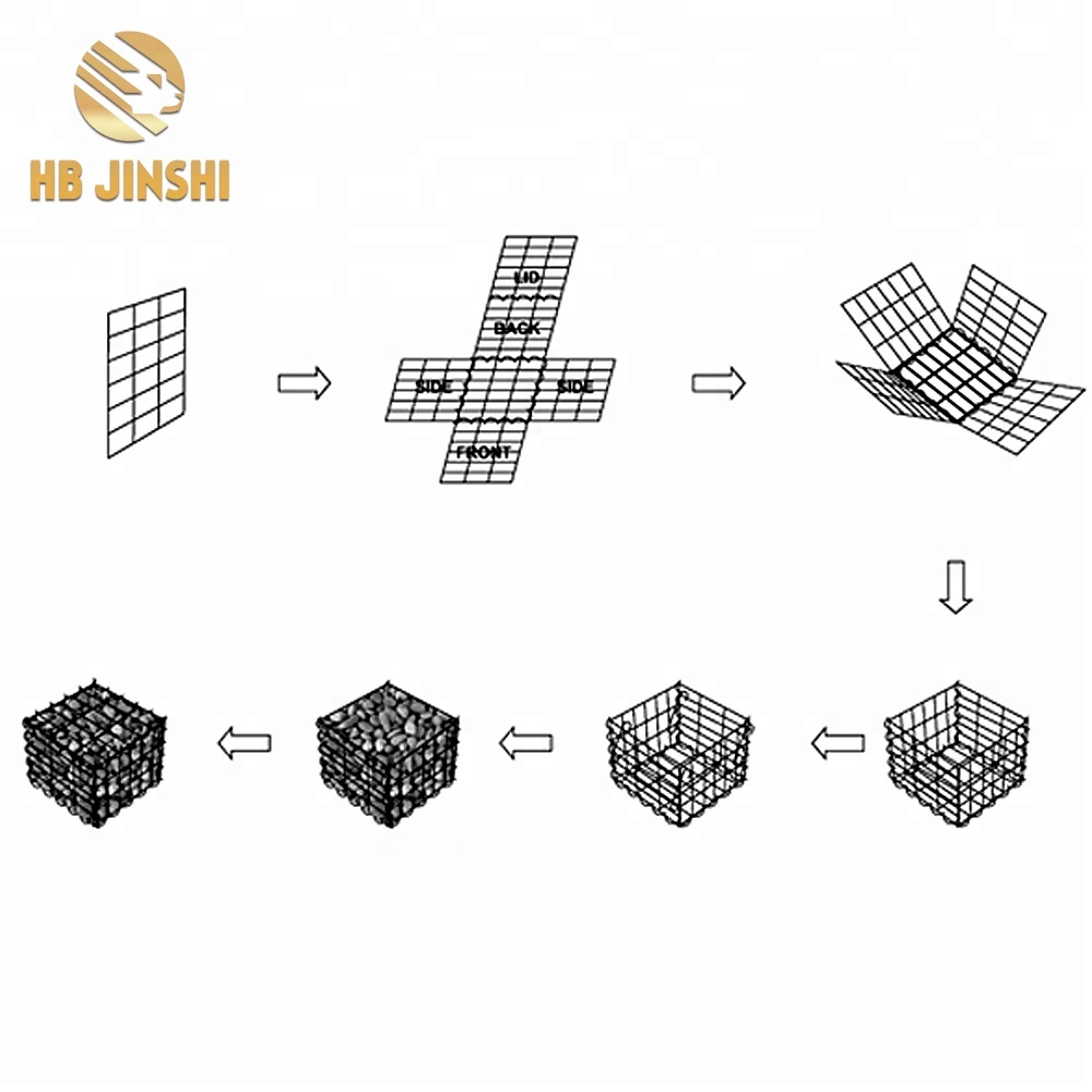 Top Suppliers Welded Mesh Gabion Baskets - China Hot Dipped Galvanised Welded Decorative Gabion Wall For Construction Trade Assurance – JINSHI